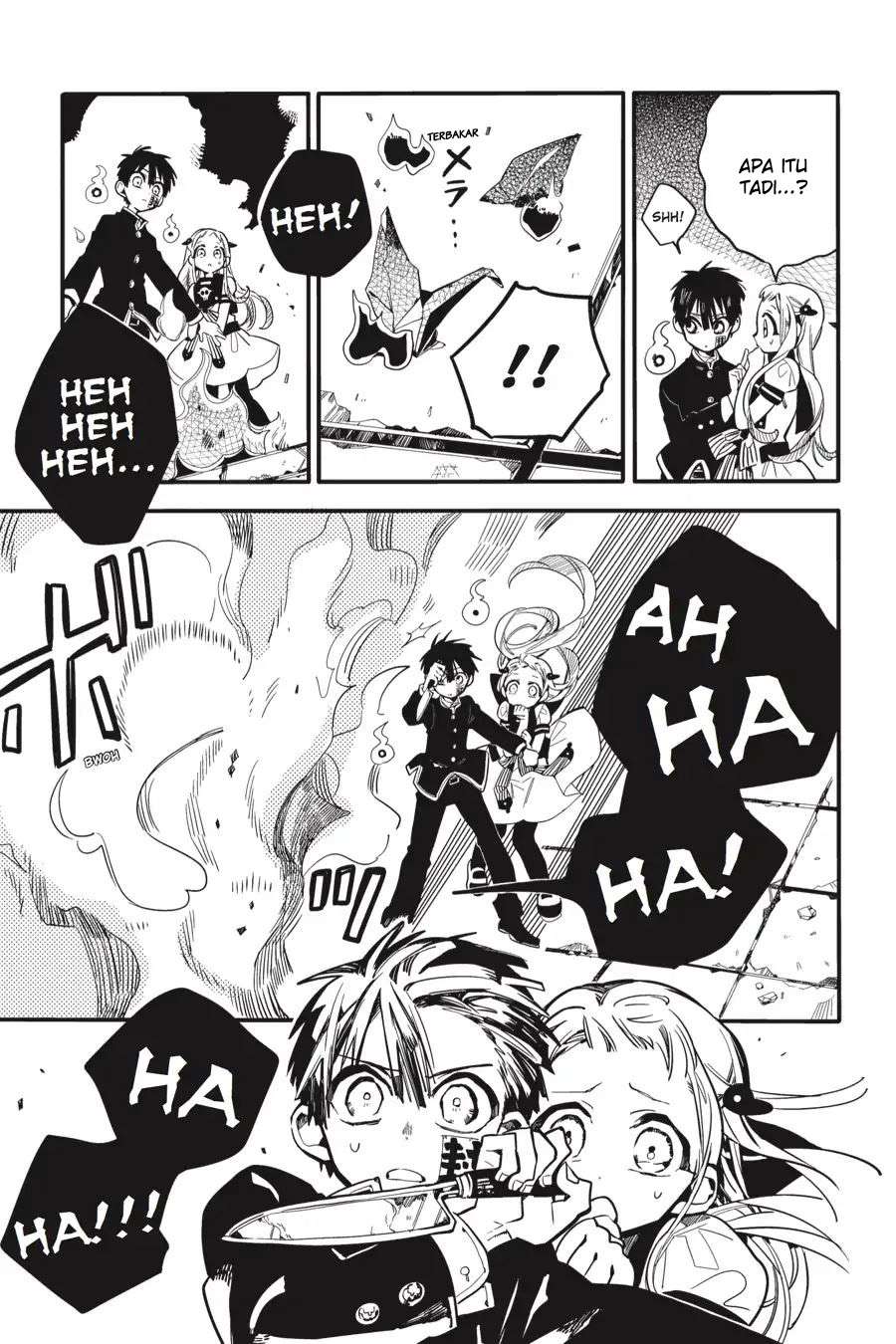 Jibaku Shounen Hanako-kun Chapter 15 Bahasa Indonesia